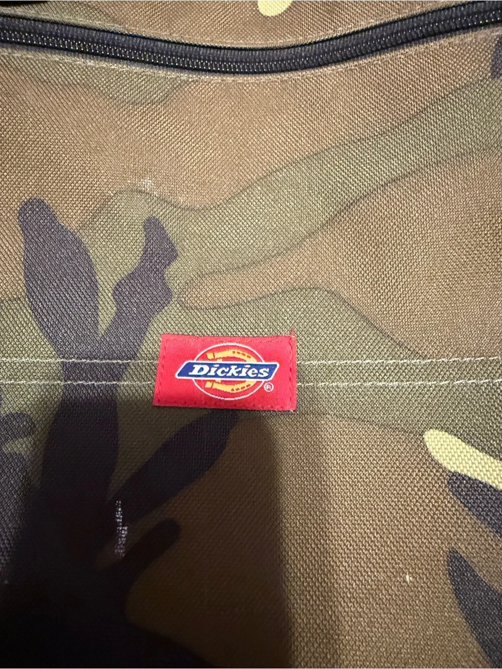 Dickies Camouflage Messenger Bag - Green & Brown